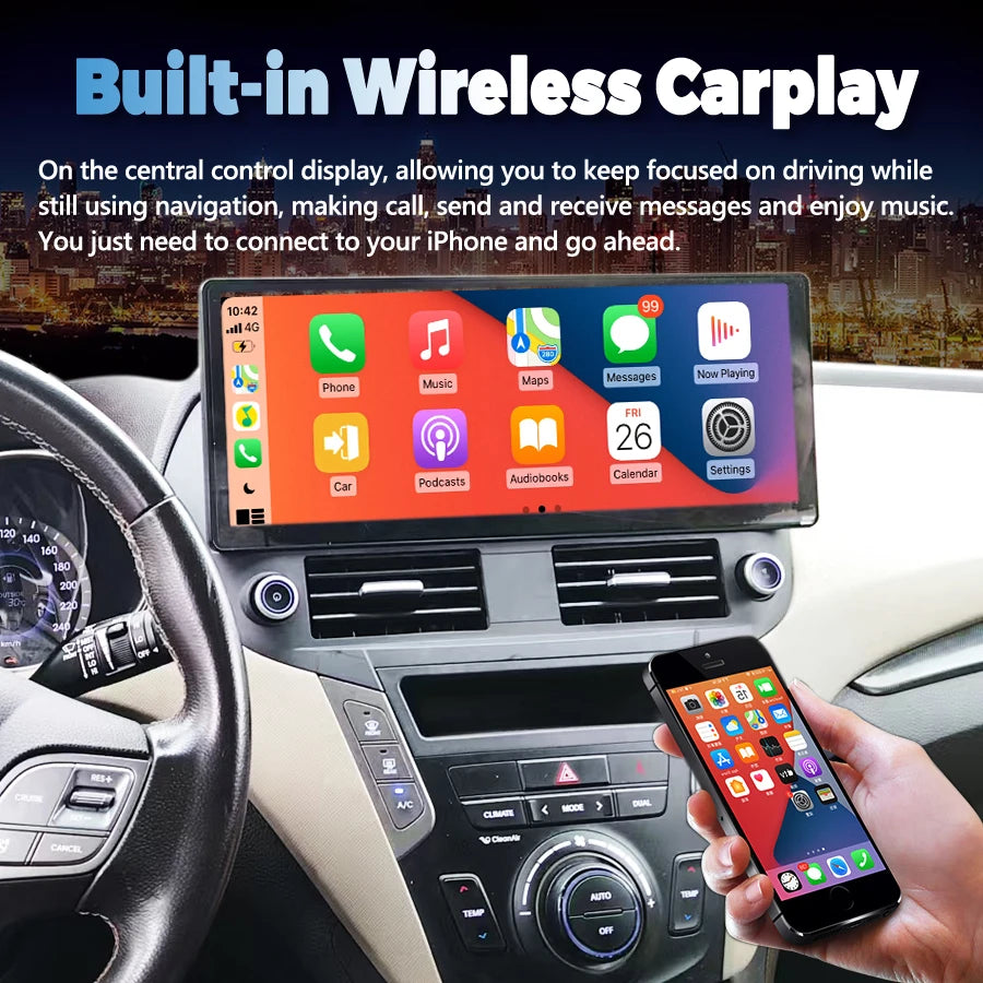 For Hyundai Santa Fe Ix45 2013-2018 Android Video Player Stereo Car GPS Navigation Carplay