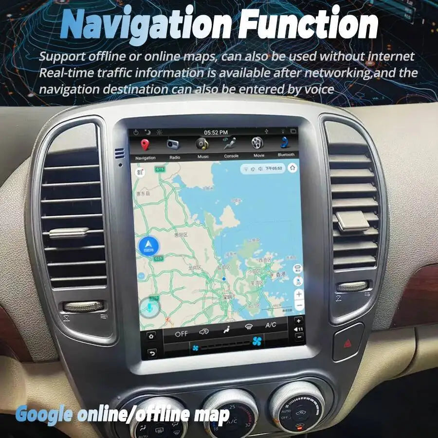 Car Multimedia Video Vertical Screen 9.7'' Car Radio DSP For Nissan Bluebird Sylphy G11 20