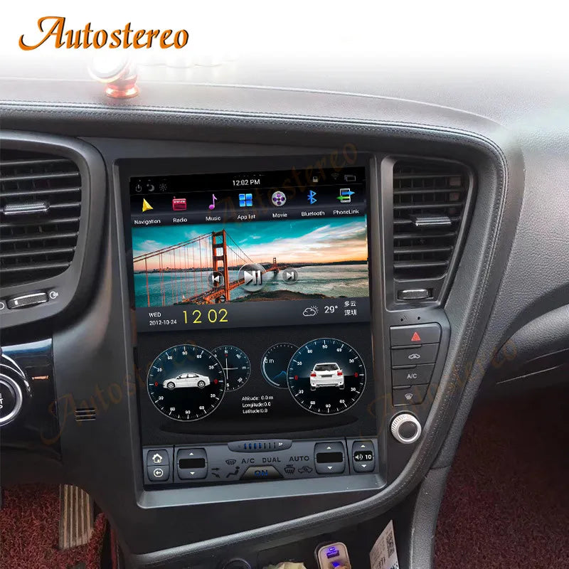 Car Radio Carplay Android 13 Multimedia Player Car Navigation For KIA Optima/KIA K5 2010-2