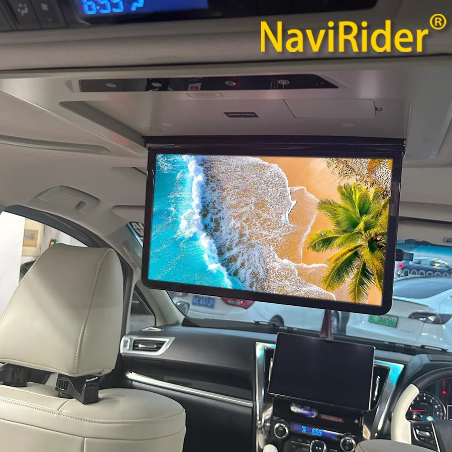 R 15.6inch 1920*1080 MP5 Android13 Roof Ceiling Monitor For Toyota Alphard 30 Series Multi