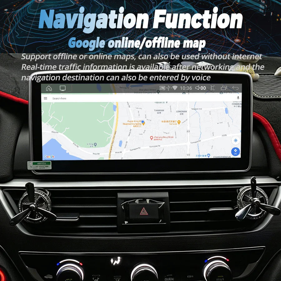 10.25" Head Unit For Honda Accord 2020 Navigation Android 15 Multimedia Video Player Wirel