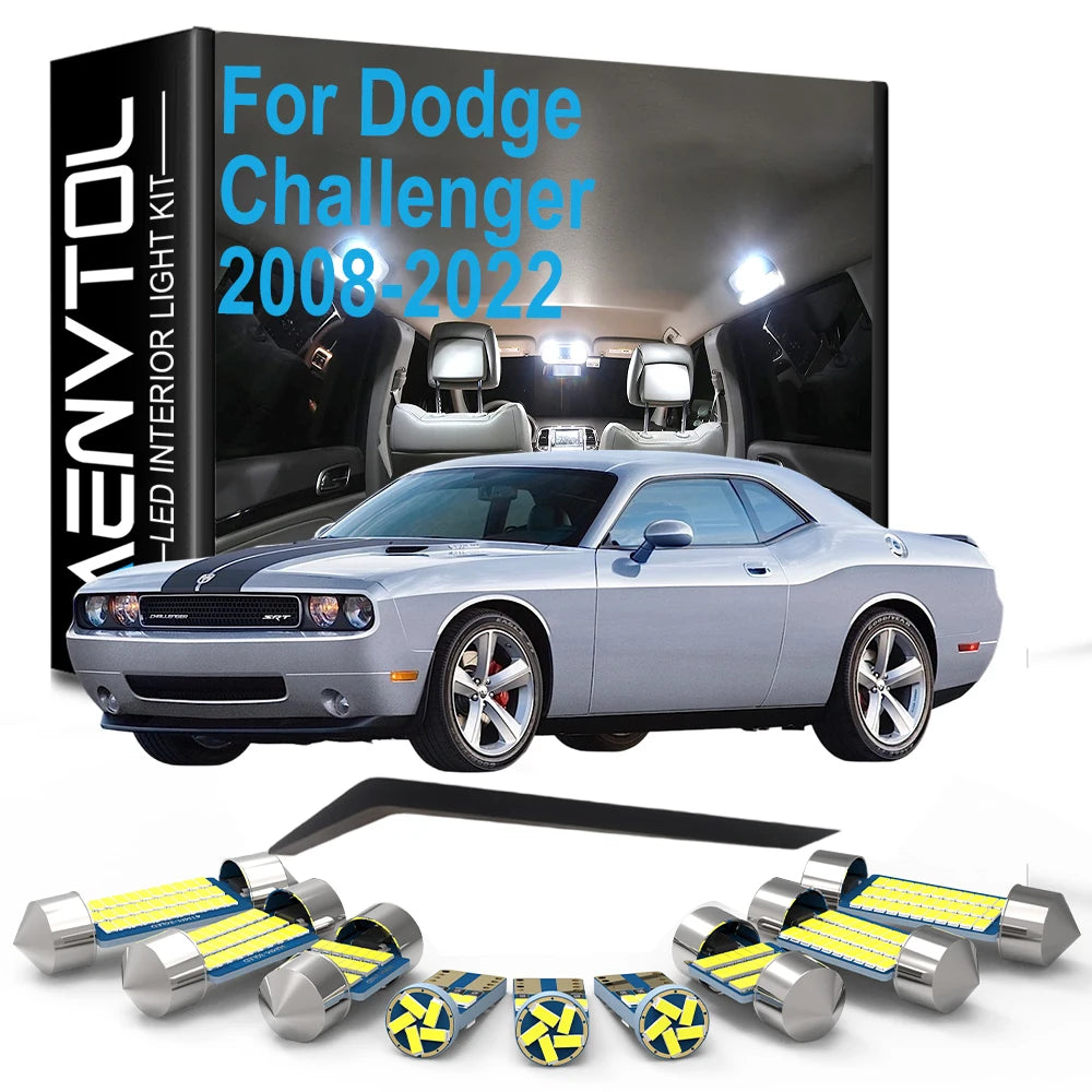 LED Interior Dome Reading Door Light Bulb Kit For Dodge Challenger 2008- 2017 2018 2019 20