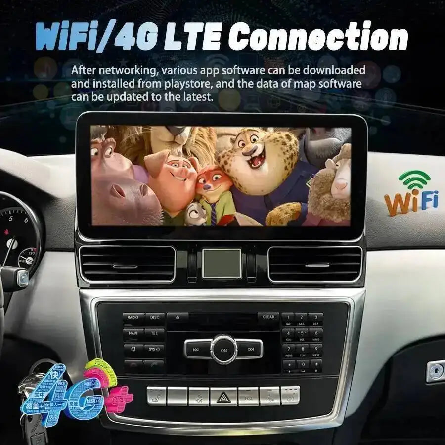 12.8Inch Car Radio For Mercedes Benz ML NTG 5.0 2013-2015 Multimedia Android 15 Player GPS