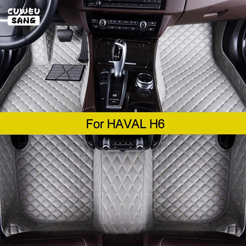 CUWEUSANG Custom Car Floor Mats For HAVAL H6 Auto Carpets Foot Coche Accessorie | AUTOKITSHOP