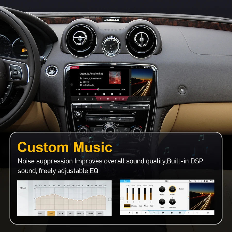 RGB - Ambient Light - for Jaguar 2010-2018 - App Control - Car Interior Lighting