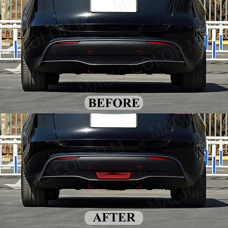 For Tesla Model Y 2019 2020 2021 2022 3-in-1 Functions Rear Running Light Brake Dynamic Ye | AUTOKITSHOP