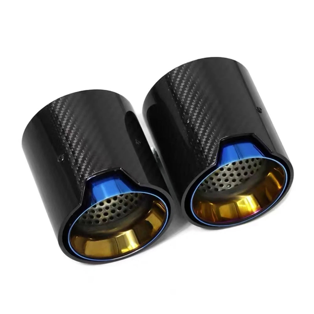 2pcs Car Exhaust Tip For BMW 2 Series F22 F23 M235i M240i F20 F21 M135i M140i F3 for BMW F23 F22 F21 - Automotive LED Li