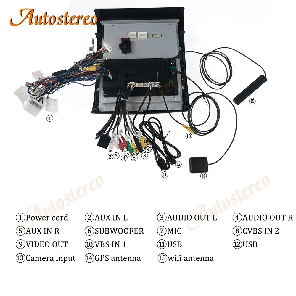 Carplay Android 13 For Toyota Tacoma 2005-2015 Tesla Screen Car Radio GPS Navigation Auto