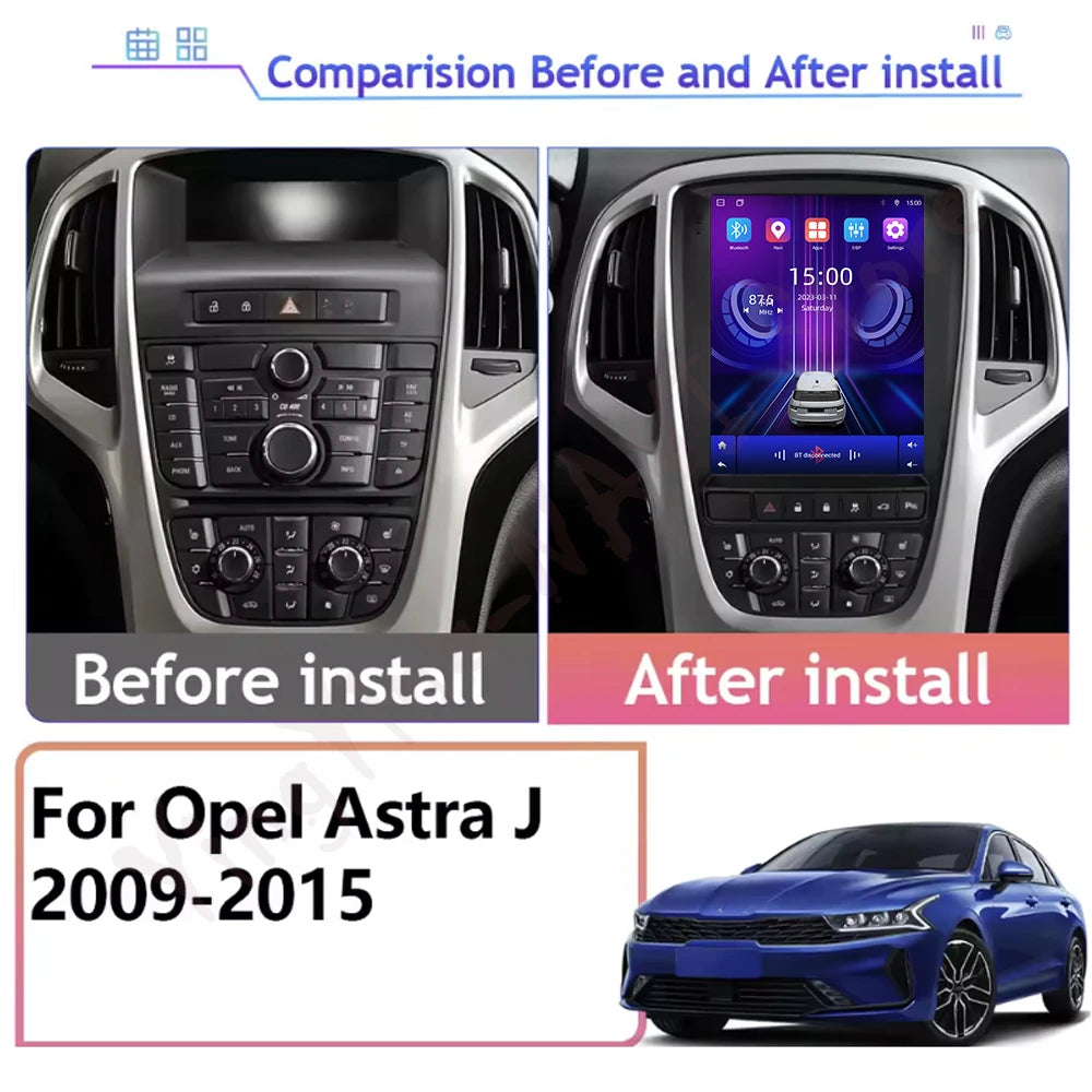 For Opel Astra J VauxhallBuick Verano 2009-2015 Wireless Carplay Stereo Car Radio Multimed