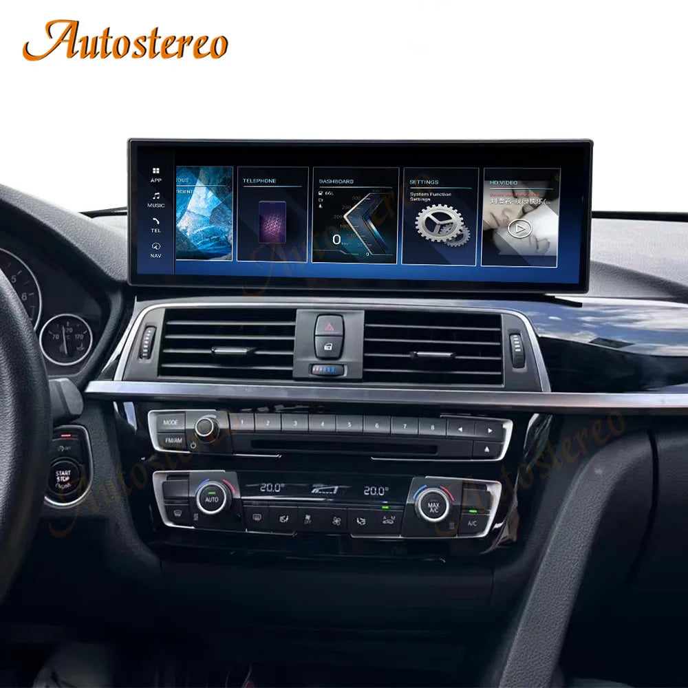 ID8 14.9 Inch Android 14 Carplay For BMW 3 Series F30 F31 BMW 4 Car Multimedia Player GPS