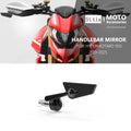 Motorcycle Side Anti-Glare Rearview Mirror HYPERMOTARD 950 SP RVE Handle Bar End Mirrors For Duc - Automotive LED Light