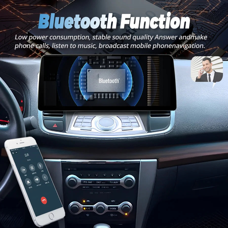 Multimedia Carplay Head Unit 12.3inch Wide Screen Car Video Player Radio Stereo For Nissan