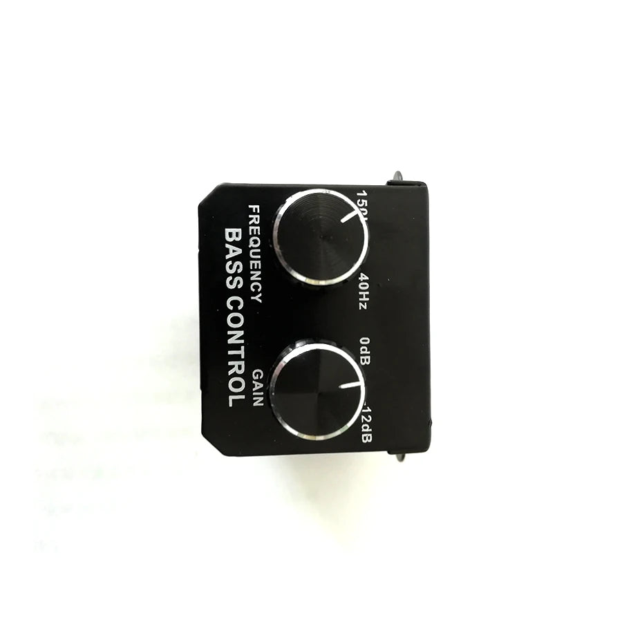 Car RCA Remote Level Amplifier Subwoofer Equalizer Crossover Bass Controller Kit