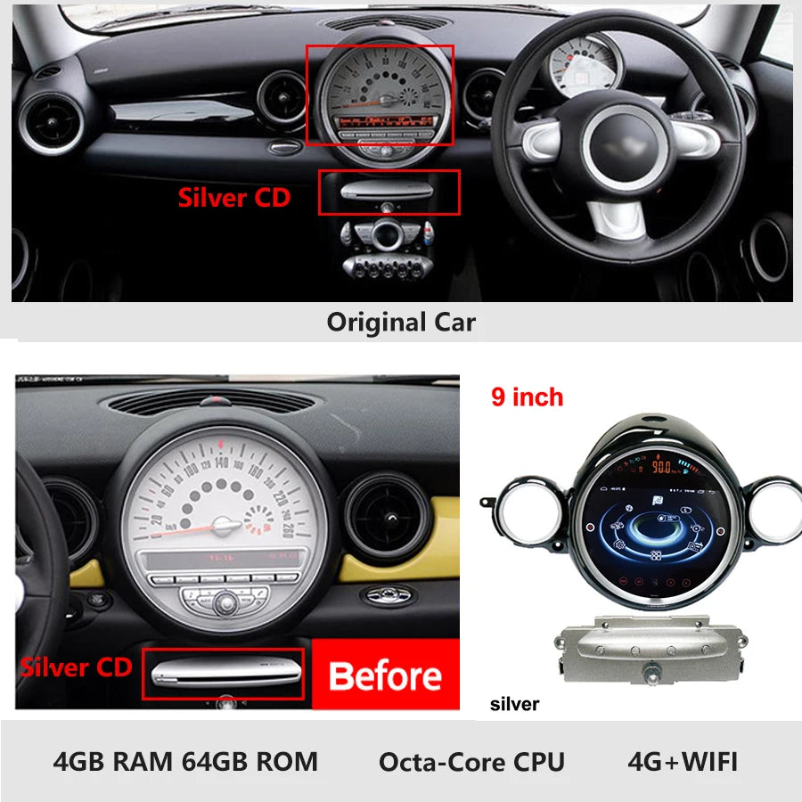 RGB - Ambient Light - for BMW R56 R55 - Car Interior Lighting