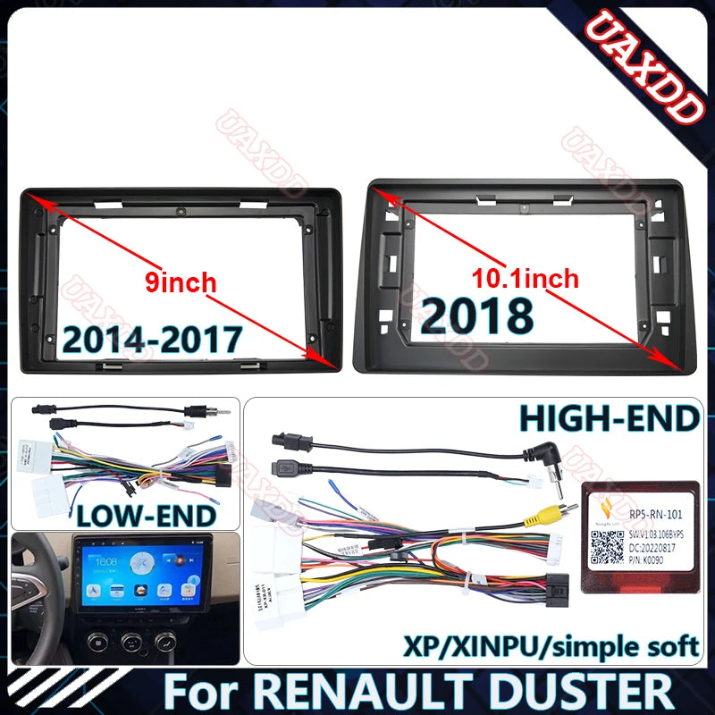 For 2014-2018 RENAULT DUSTER 9 10.1INCH Car DVD Radio Android Host Speaker Decoder MP3 MP5