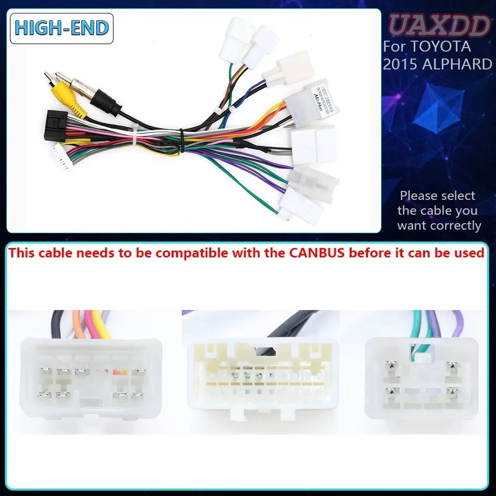 FOR TOYOTA XP CABLE Harness CANBUS AVALON ALFA COROLLA CAMRY RAV4 PRADO Land Cruiser VIOS