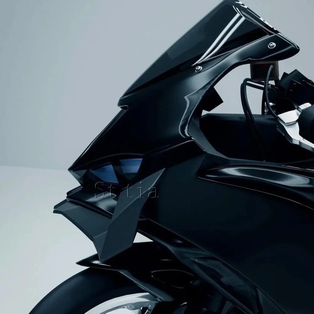 For Kawasaki NINJA ZX6R ZX 6R ZX-6R 2024 2025 2026 Motorcycle Side Winglet Front Spoiler Wing Fa - Automotive LED Light