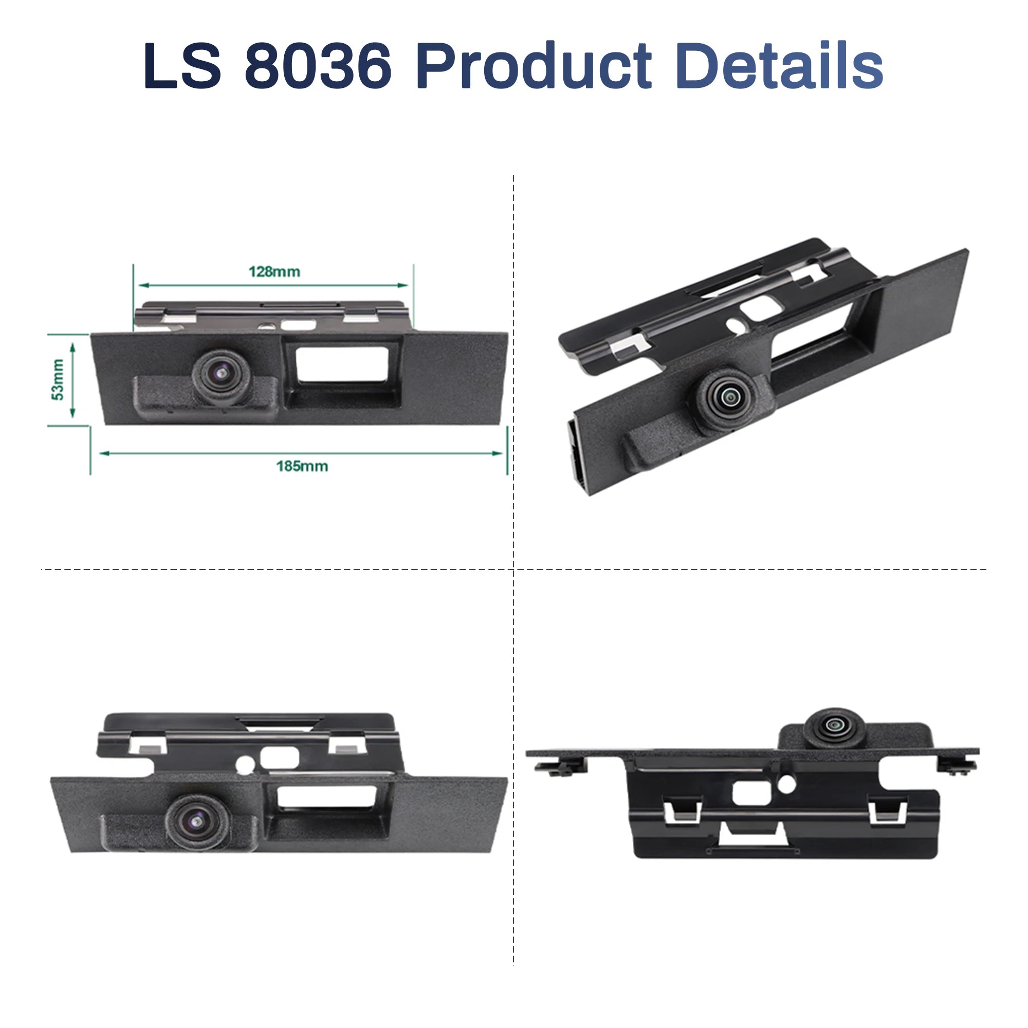 Trunk Switch Handle Car Rear View Camera For Ford Mondeo MK3 MK4 MK5 S-Max 2014-2018 170 D
