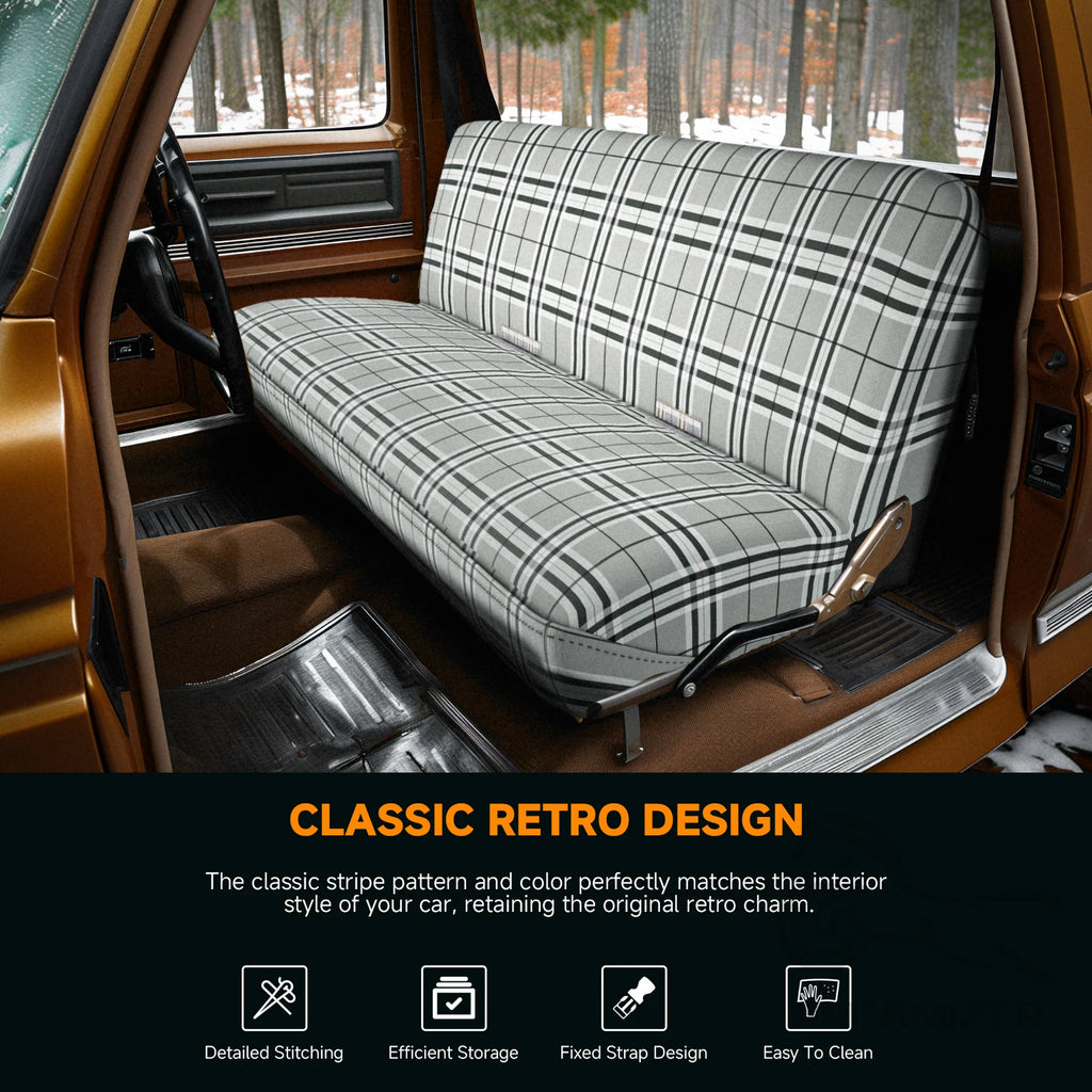 Universal Car Seat Cover for Truck and Car Bench Seats One Piece And Durable For Long Lasting Pr - Automotive LED Light
