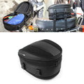 Motorcycle Black Seat Tail Bag Travel Rear Seat Luggage Bag Waterproof 1680D Backpack Saddle Bag - Automotive LED Light
