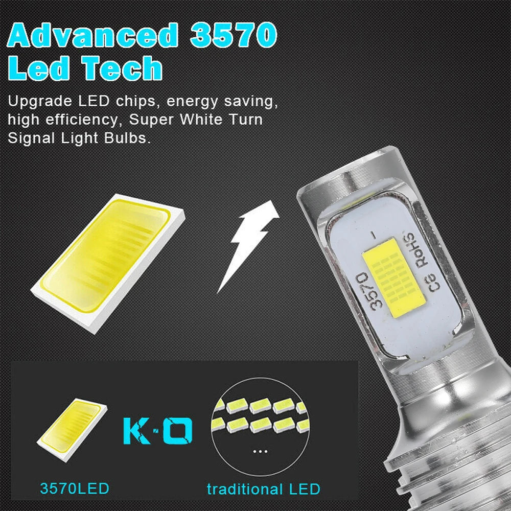 2Pcs H11 H8 H9 LED Car Headlight Bulb Beam Kit 12V 80W High Power Car Fog Light 3000K 6000K Auto Headlight Bulbs 30000LM