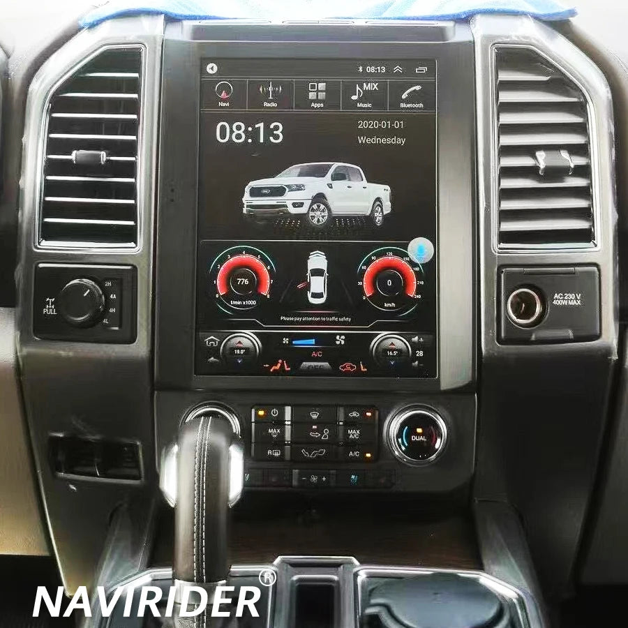 Qled Screen Car Radio For Ford Raptor F150 2016-2021 Multimedia Video Player Android 15 BT