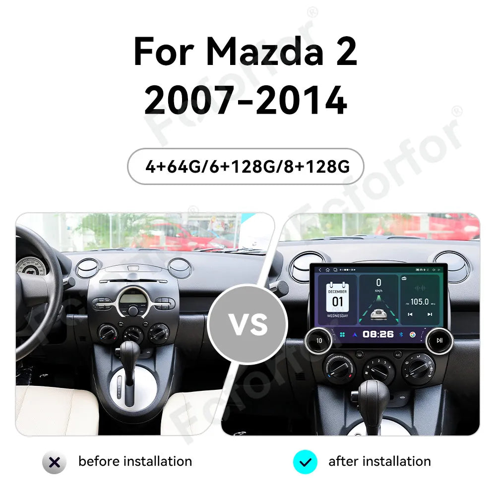 Ultra Clear HD Touch 11.5 Inch New Upgrade Android 15 Wireless CarPlay GPS Navigation Car