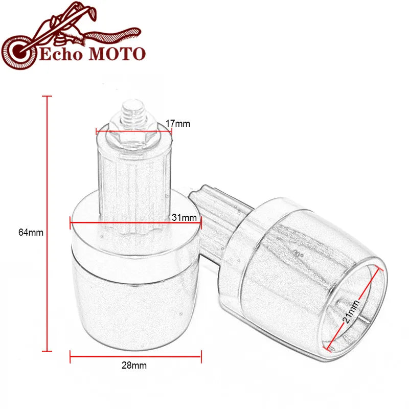 For Aprilia PEGASO650 Pegaso 650 Strada 2005-2010 Logo Plugs Motorcycle 7/8'' 22mm Handlebar Mot - Automotive LED Light