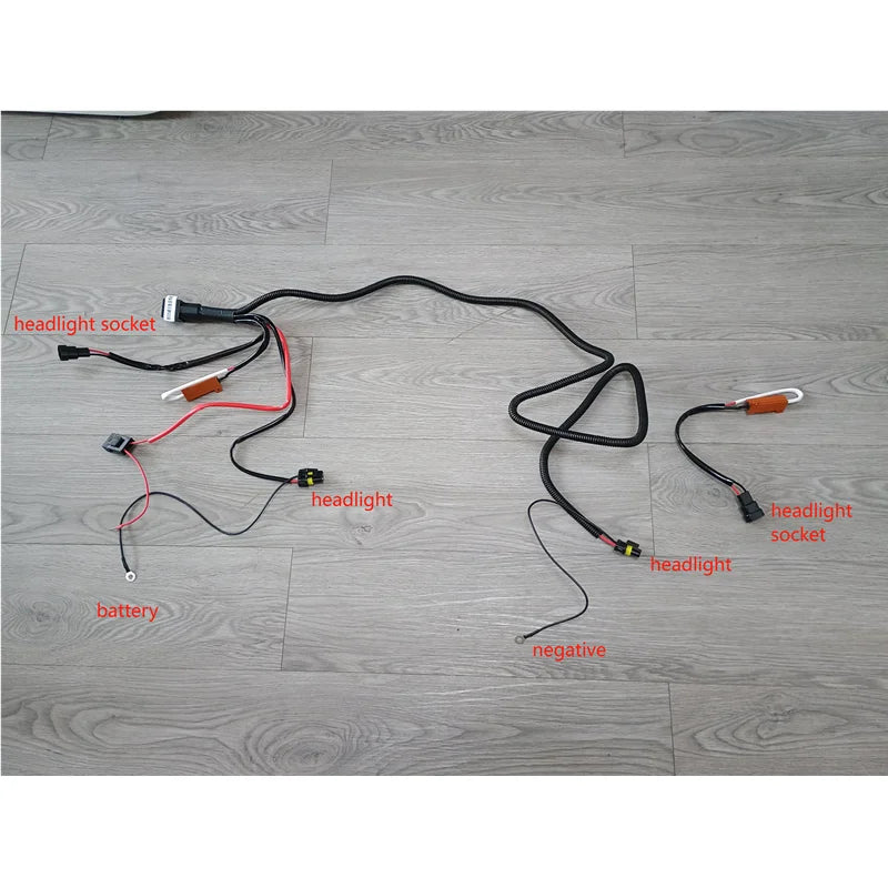 Car Warning Canceller Conversion Kit Relay Harness H1 H3 H7 H8 H11 9005 9006 HB2 HB3 HB4 C