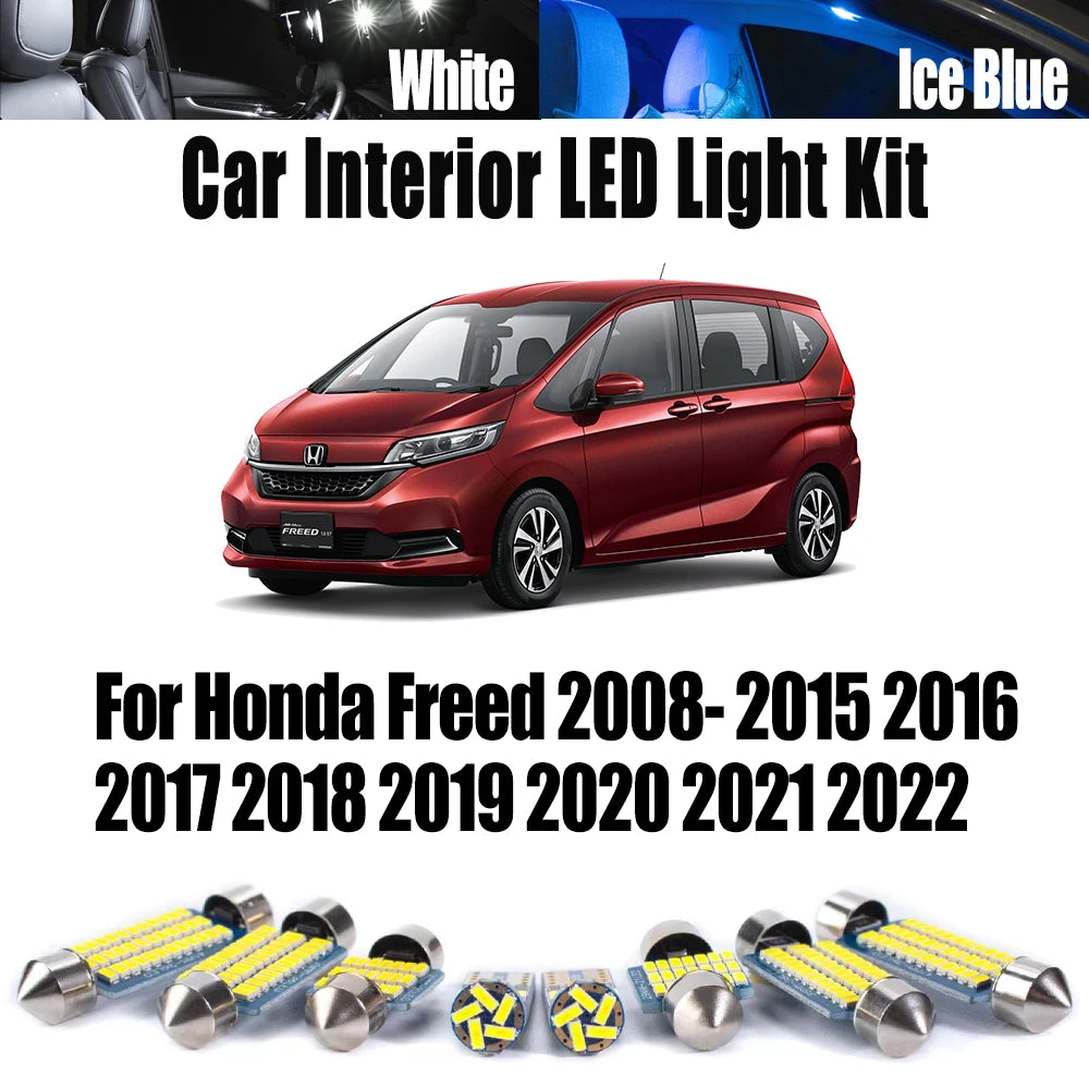 LED Interior Light Kit for Honda Freed 2008- 2015 - Canbus Dome Map Door Trunk Bulbs | AUTOKITSHOP