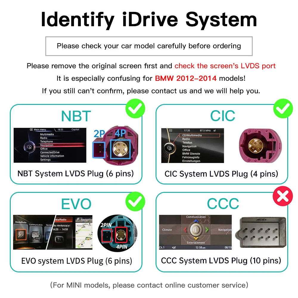 For BMW X5 X6 F15 F16 F85 F86 F70 E71 E72 G05 G06 NBT CIC EVO Wireless CarPlay support for | AUTOKITSHOP
