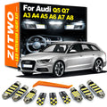 ZITWO No Error LED Interior Light Kit For Audi A3 S3 8L 8P 8V A4 S4 B5 B6 B7 B8  for Audi SQ5 B8 A5 - Canbus LED Car Lig