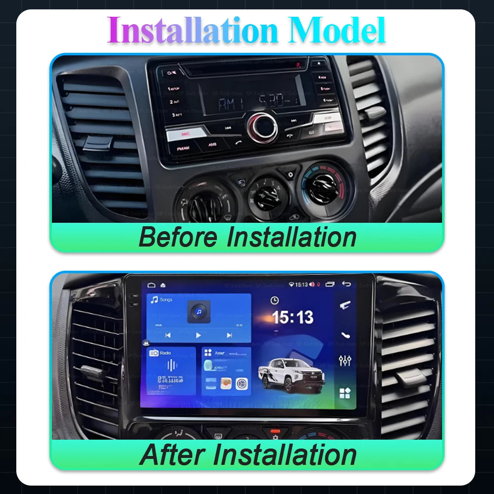 Android 16 For Mitsubishi Pajero Sport 3 L200 5 Triton 3 2015-2019 Car Radio Carplay Gps N | AUTOKITSHOP