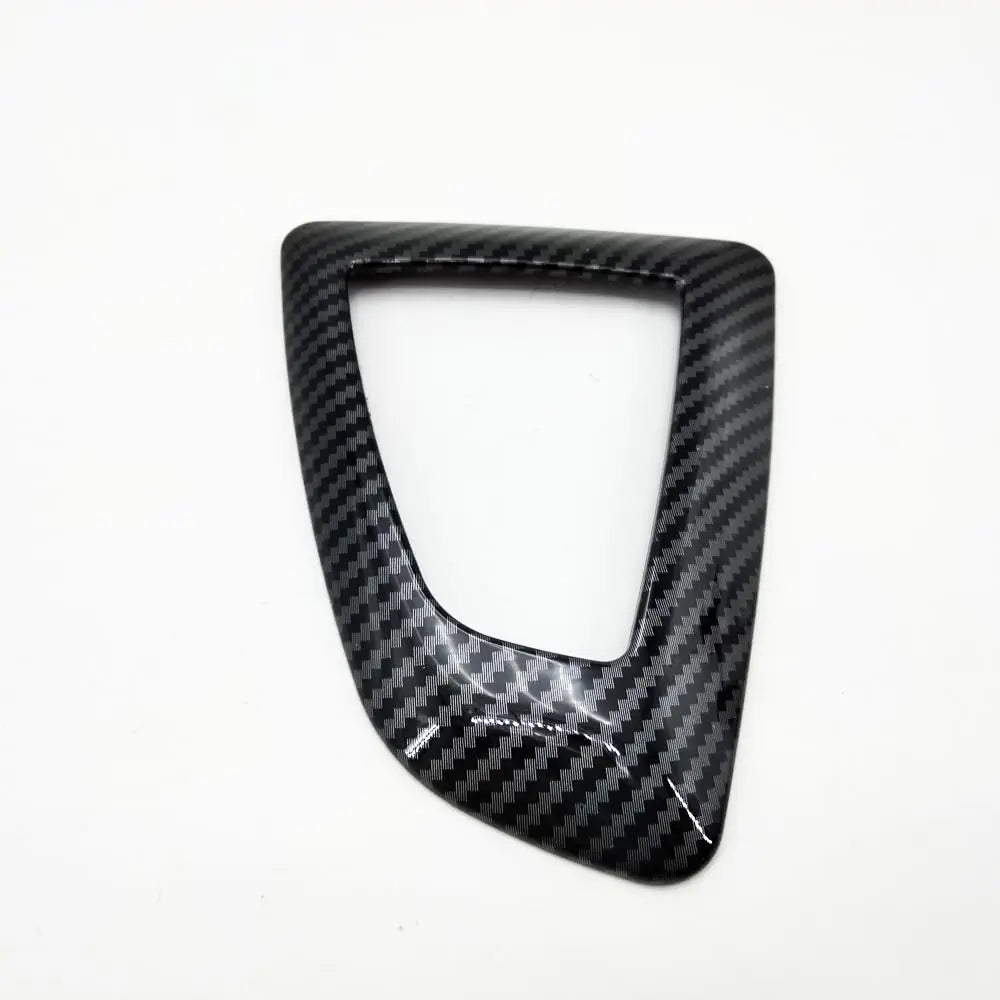 1x Carbon Fiber Look Gear Shift Knob Panel Cover For BMW F20 F22 F30 F32 F34 F36