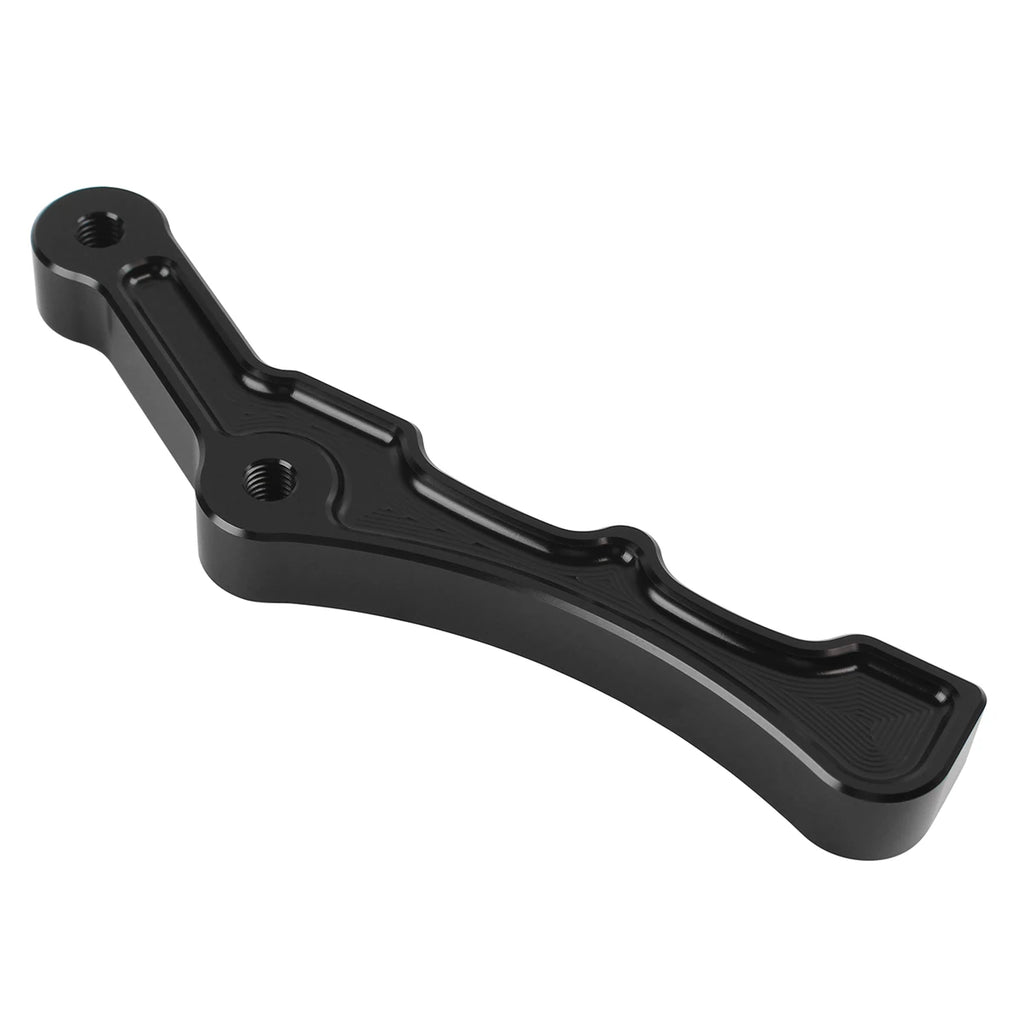 Black CNC Radial Front Brake Caliper Bracket Mount For Harley Touring Dyna Softail Sportster Fit - Automotive LED Light
