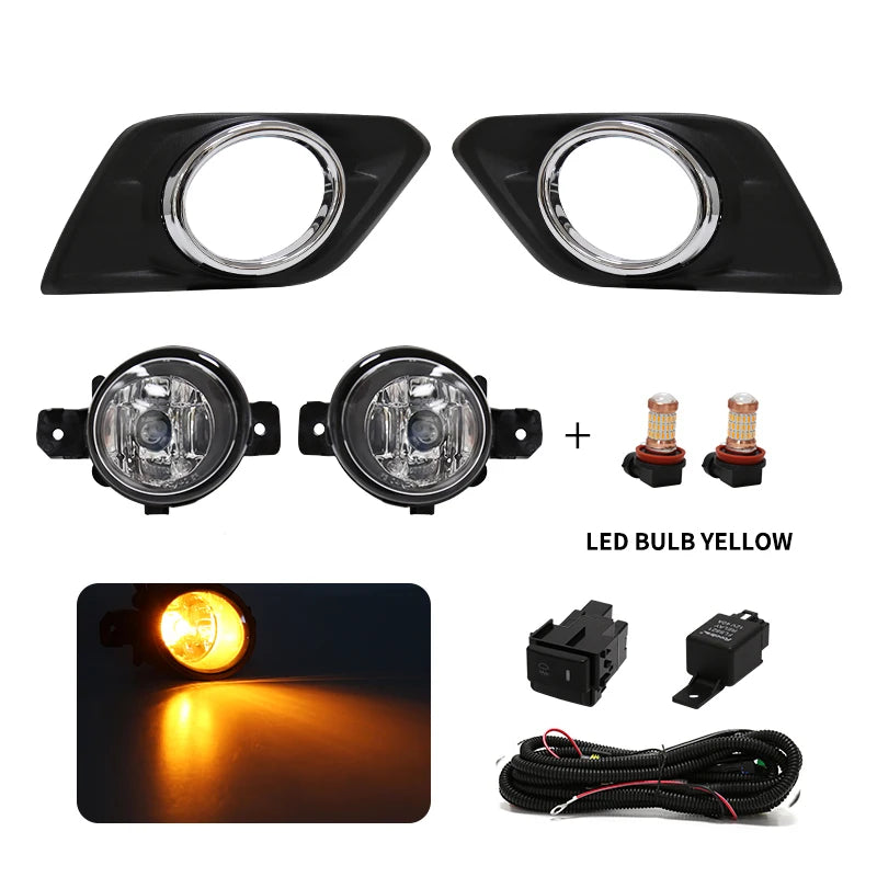 For Nissan X Trail X-Trail Xtrail Fog Light 2014 2015 2016 LED Daytime Running Lamp DRL Da | AUTOKITSHOP