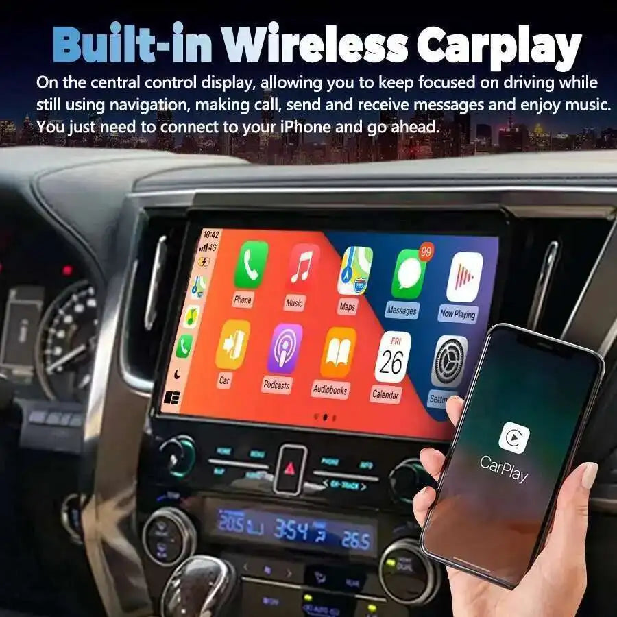 11.6" Android Car Video Playe For Toyota Alphard 30 Vellfire 2015-2023 Radio VELLFIRE Ster | AUTOKITSHOP