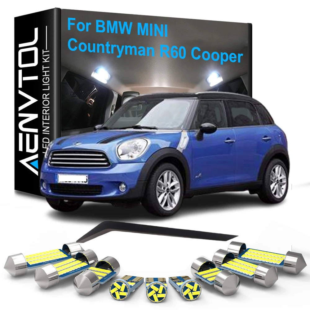 Car LED Interior Lights Canbus For MINI Countryman R60 Cooper 2010 2011 2012 2013 2014 201