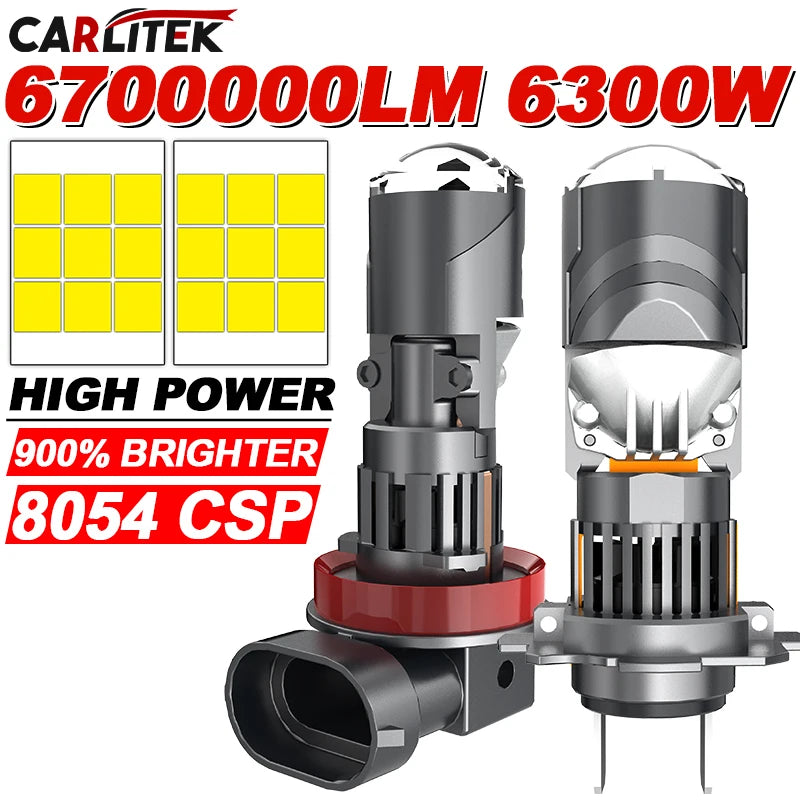 6300W 6700000LM H7 H4 Canbus Car Headlight H11 H8 9005 9006 HB3 HB4 9012 hir2 LED Projecto