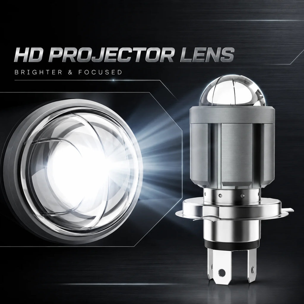 1PC/2PC Super Bright Motorcycle Accessories LED Headlight Bulb H4 Hi/Lo Beam explorers Spo