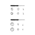 Sturdy Clear Anti Fog Insert Pins Portable Screwdriver Set for Motorcycle Helmet Visor Accessory - Automotive LED Light