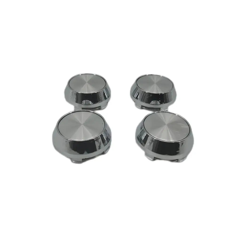 For Wheel Center Cap Universal Rim Chrome Hub Cap 60mm No Logo Silver Base