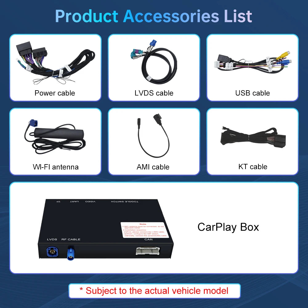 Road Top Wireless Carplay Decoder Interface For Audi A4 A3 A5 Q2 Q7 Q5L 2016-2020 MIB2 Sys | AUTOKITSHOP