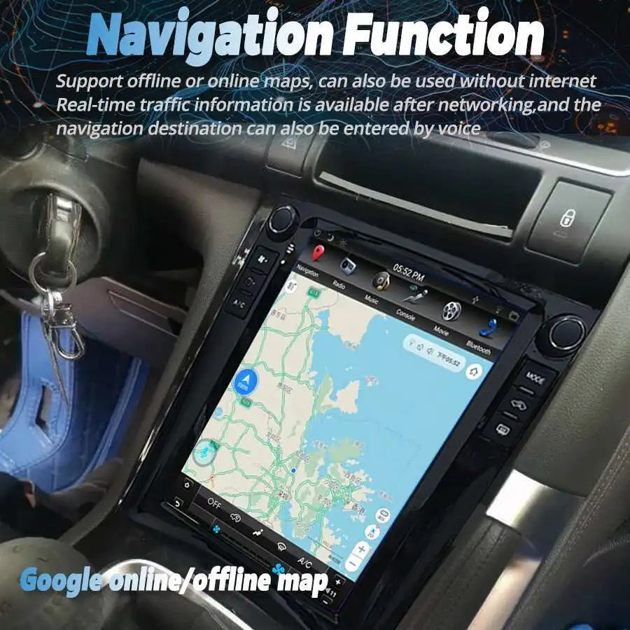 10.4inch Car Radio For Peugeot 3008 2009 - 2015 Car Video Players CarPlay Android 14 Auto