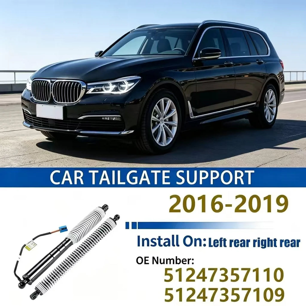 51247357109 51247357110 LH Tailgate Gas Spring Struts RH Rear Tailgate Power Lift Support  | AUTOKITSHOP