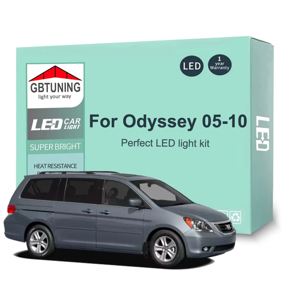 16-Piece LED Interior Light Kit for Honda Odyssey - Canbus Error-Free Bulbs | AUTOKITSHOP