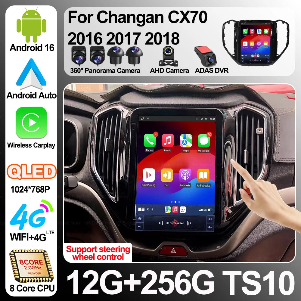 9.7inch Car Radio Android 16 For Changan Cx70 2016 2017 2018 Multimedia Video Player Gps n | AUTOKITSHOP