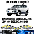 17-Piece LED Interior Light Kit for Toyota Prado 120 LC120 2002-2006 - Canbus Dome Map Door Trunk Bulbs | AUTOKITSHOP