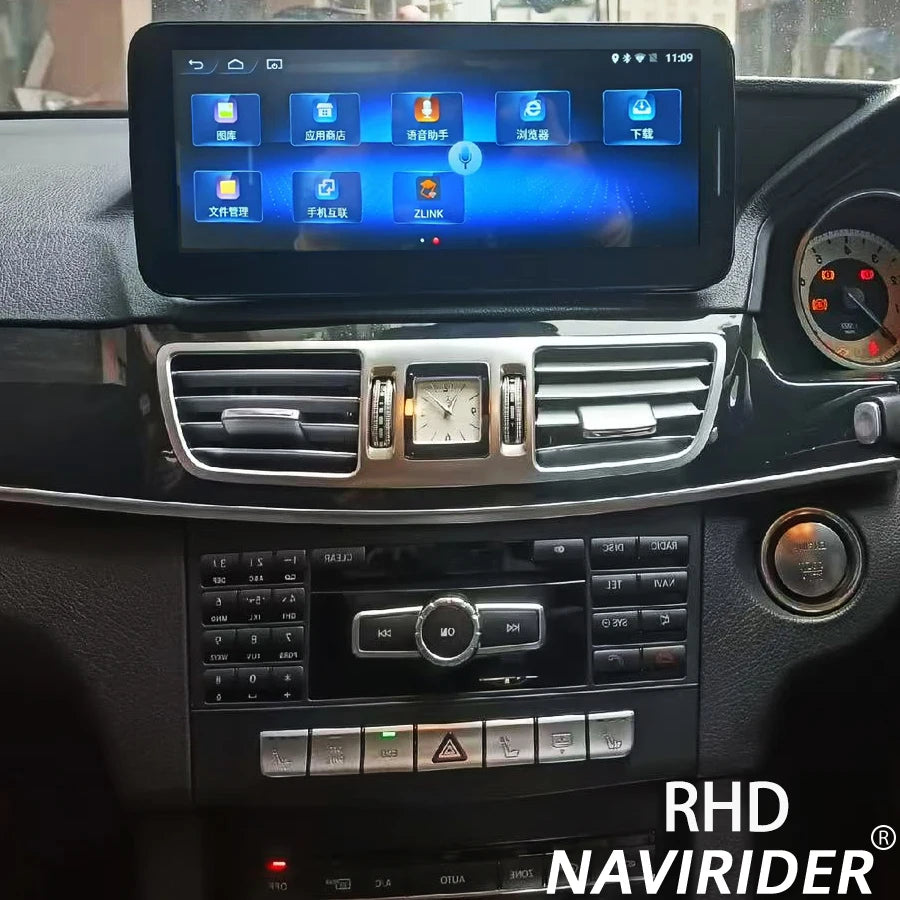 Bluetooth DSP Car Radio For Benz E W207 A207 C207 2014 Screen Android 14 Navi Wireless Car