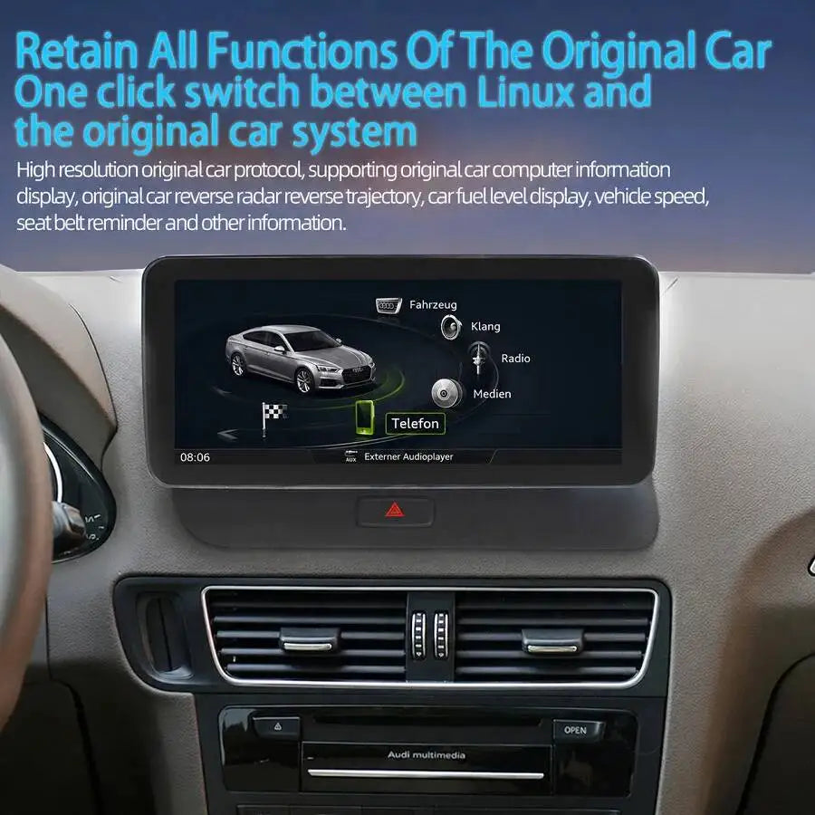 10.25'' Linux Car Stereo Head Unit High Configuration Carplay GPS Car Multimedia Video Pla